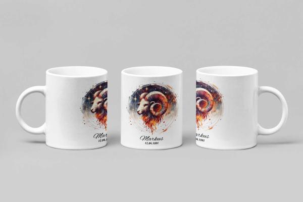 Tasse Sternzeichen - Widder03
